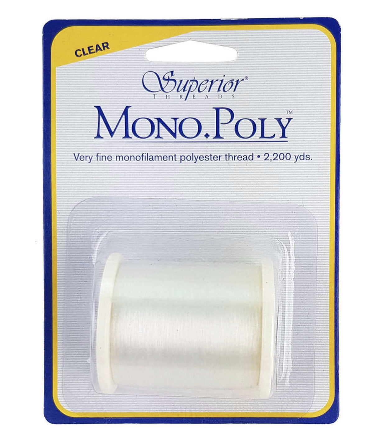 Linha invisível Superior Thread Mono.Poly Clear - cone com 2200yds ( 2000 m ) 