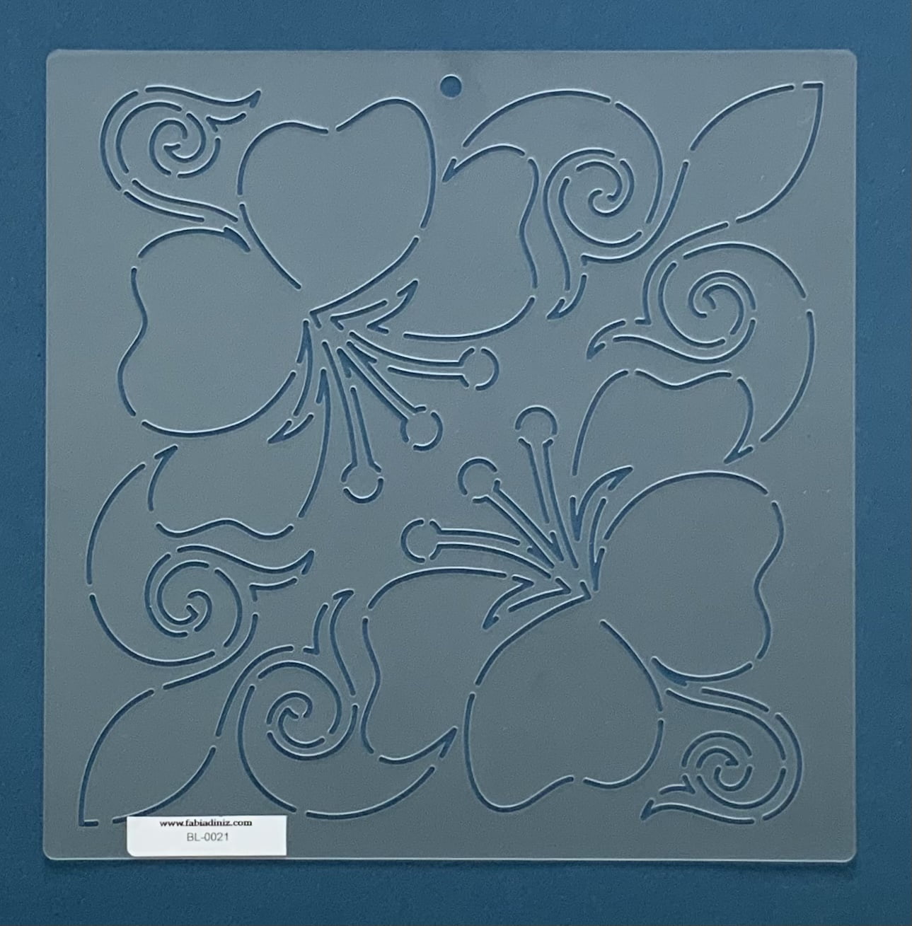 Stencil Bloco BL - 0021 23x23 cm