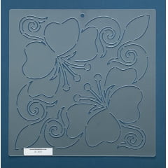 Stencil Bloco BL - 0021 23x23 cm