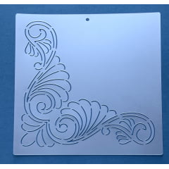 Stencil para Cantos CA-0003 25,50x25,50cm